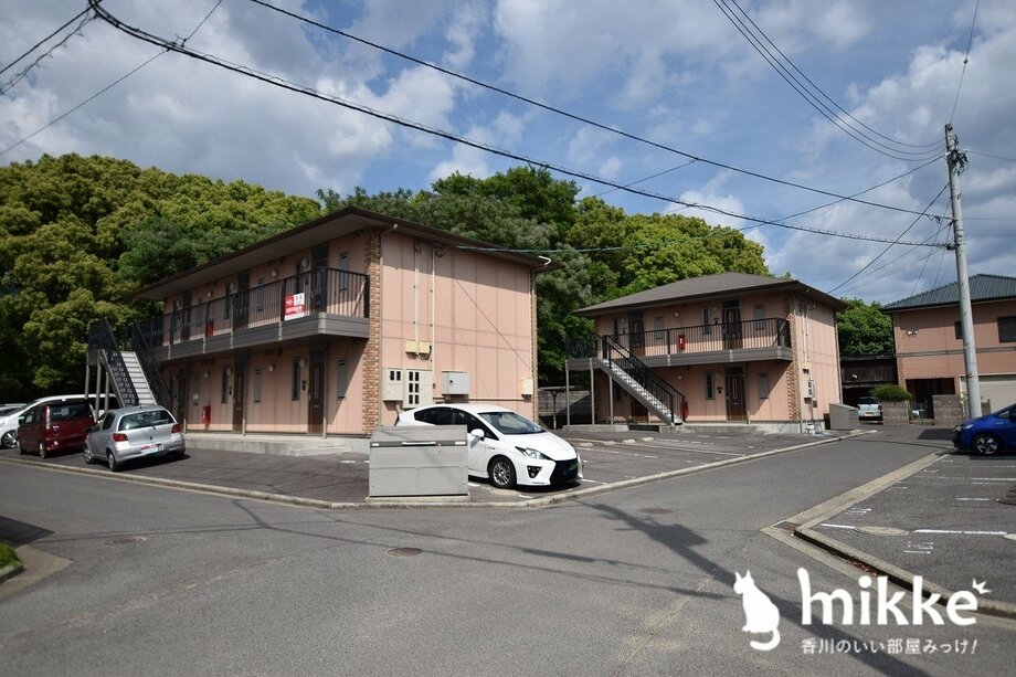 観音寺市 室本町 賃貸 1K 収納豊富で女性にオススメ♪　宅配ボックス設置済み！【サニーサイド】